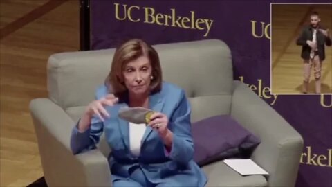 Nancy Pelosi's Brain Short-Circuits On Stage, Audience Gasps