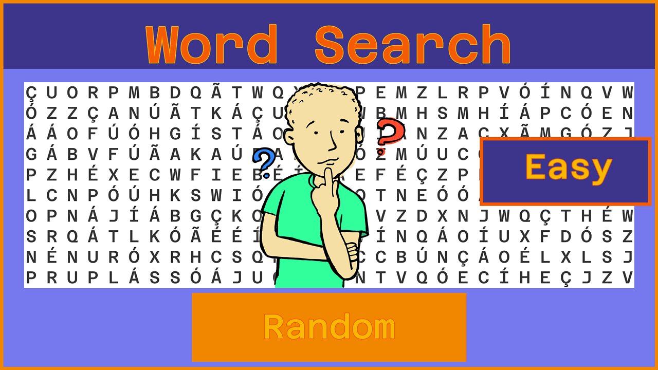 Word Search - Challenge 09/01/2022 - Easy - Random