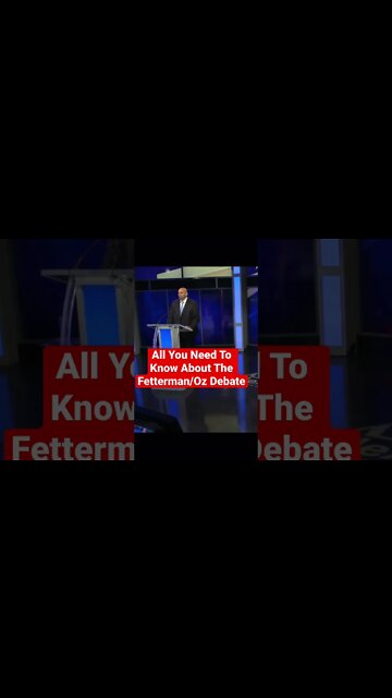 The Fetterman Oz Debate Was Over Before It Even Got Started #shorts #fetterman #midterms2022