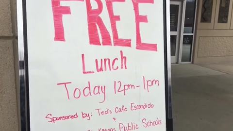 Restaurant donates 600 meals to KCKPS students