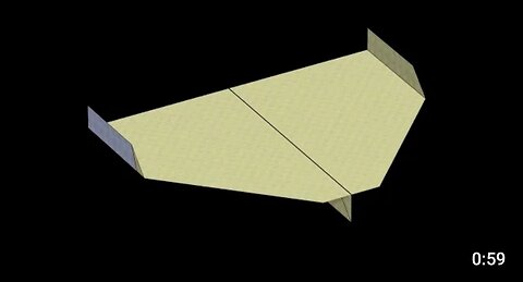 Sky King (2009 World Record) Paper Airplane_ 3D Folding