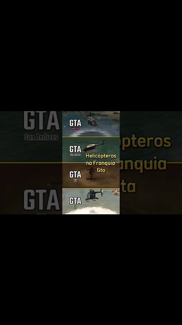 Helicópteros na Franquia #gta