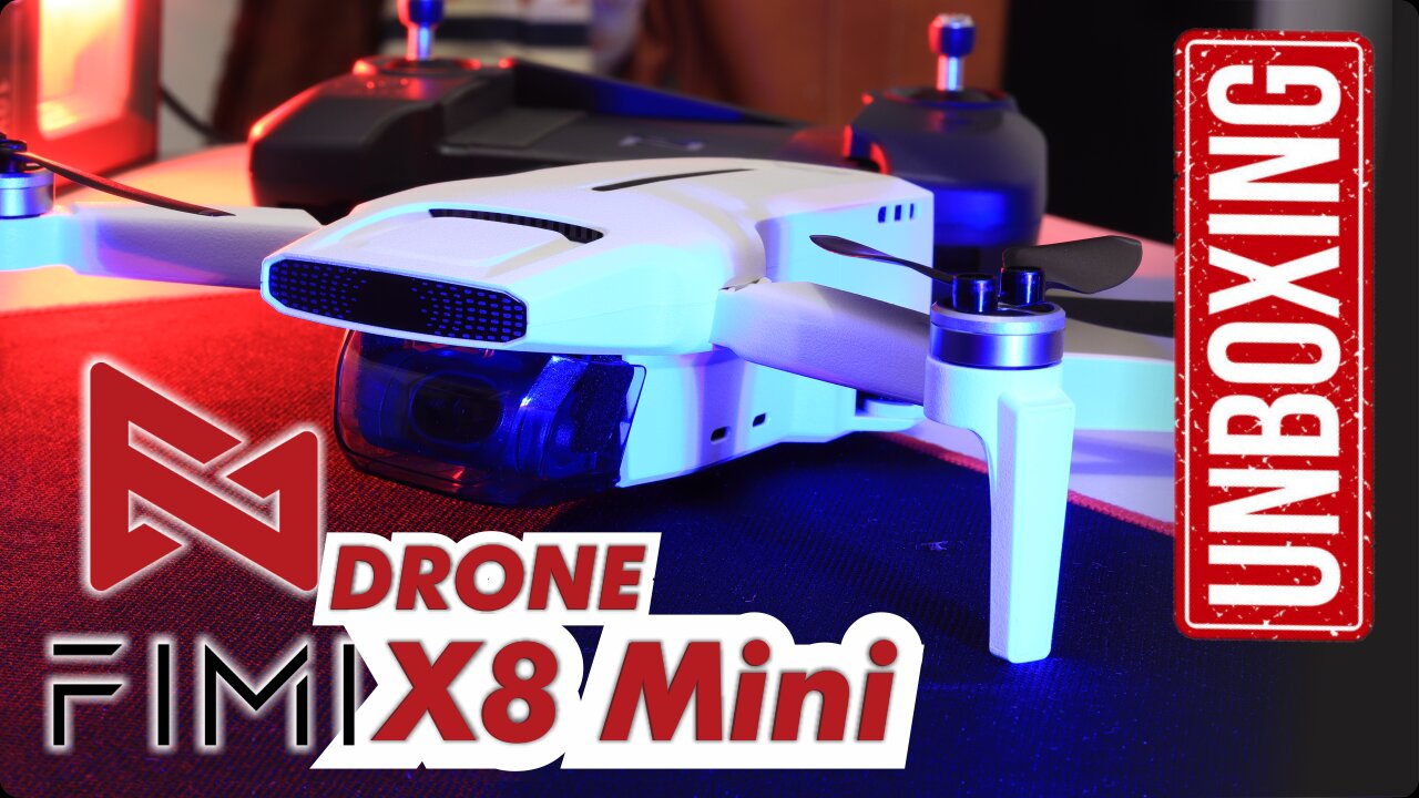 DRONE FIMI X8 Mini | 4K30fps | 2.7k60fps | 1080p90fps | 720p120fps | UNBOXING