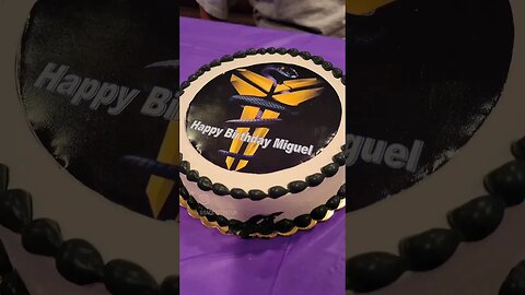 Happy birthday 🎂 Miguel and Mathew Kobe black mamba cake Pokémon cake