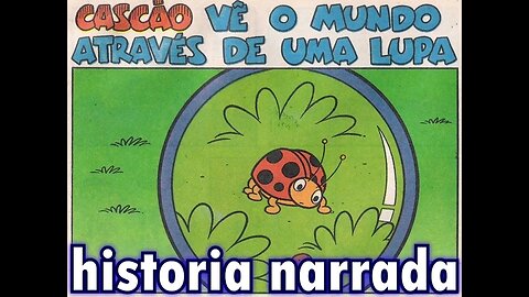 Cascão vê o mundo através de uma lupa | Gibis do Rapha