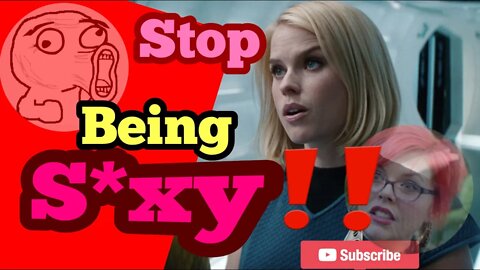 Star Trek Into Darkness star Alice Eve attacked by angry FEMINIST! #startrek #feminist #aliceeve