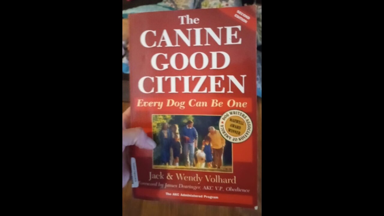 The Canine Good Citizen Book Review Training Series 2022