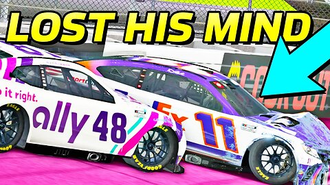 DENNY HAMLIN IS WRECKING EVERYBODY // NASCAR Rivals Challenges