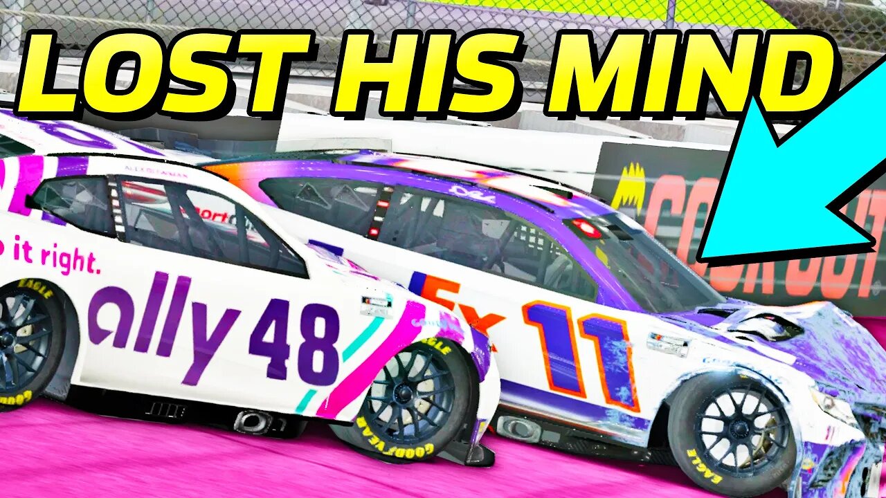 DENNY HAMLIN IS WRECKING EVERYBODY // NASCAR Rivals Challenges