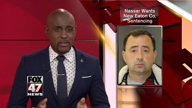 Larry Nassar files for new sentence in Eaton Co.