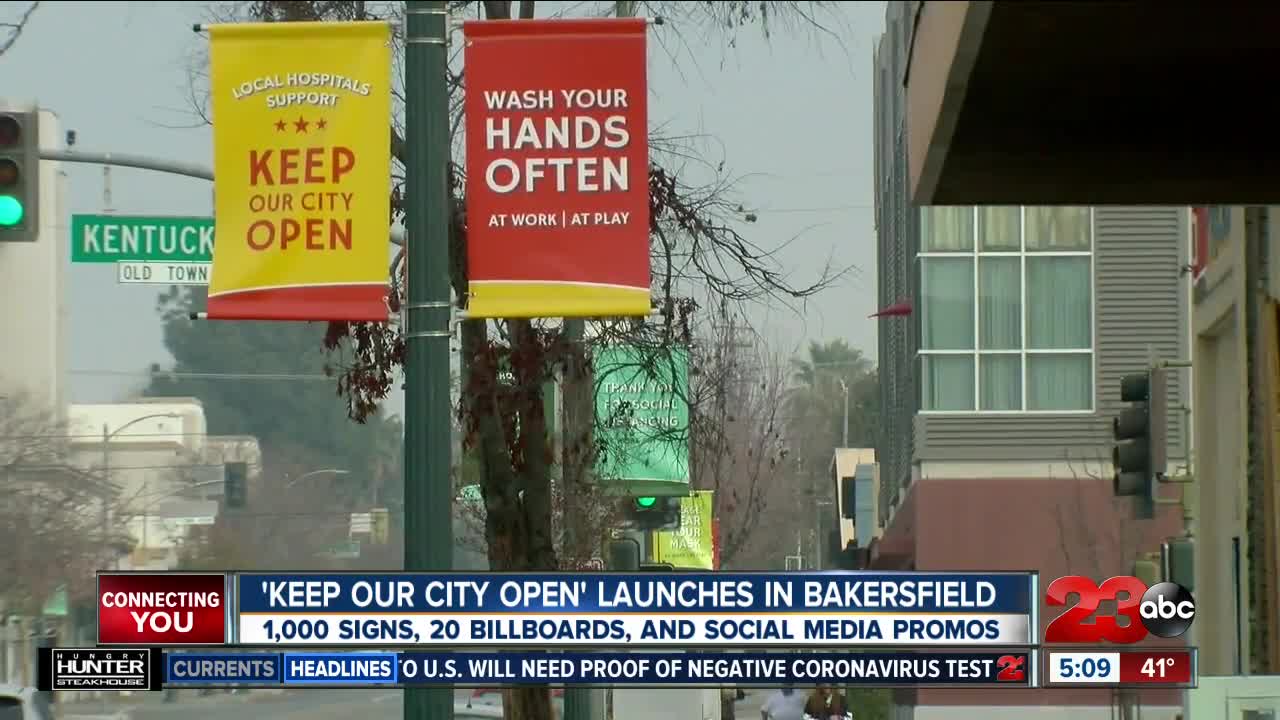 "Keep Our City Open" campaign launches in Bakersfield