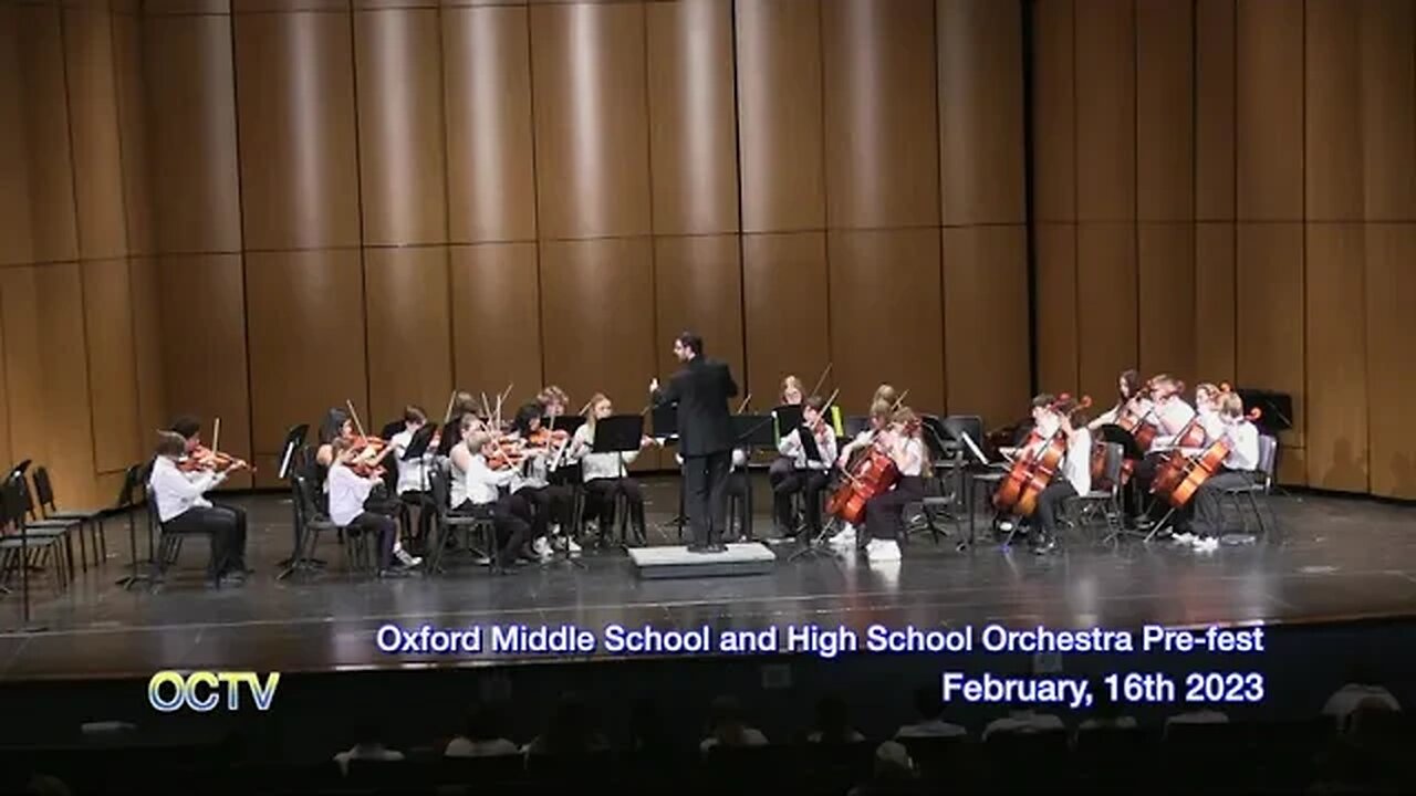 Oxford Middle and High School Pre fest Concert: February, 16th 2023