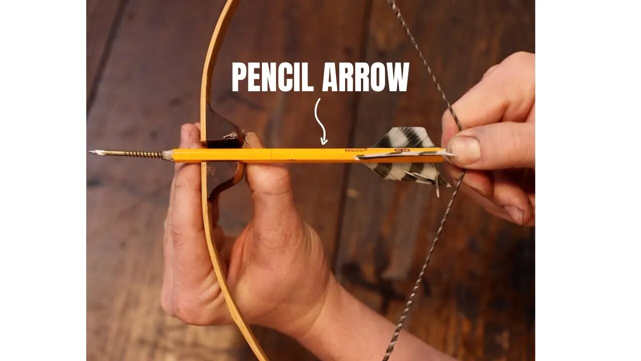 Bamboo Bow Shoots PENCILS Fast #Shorts