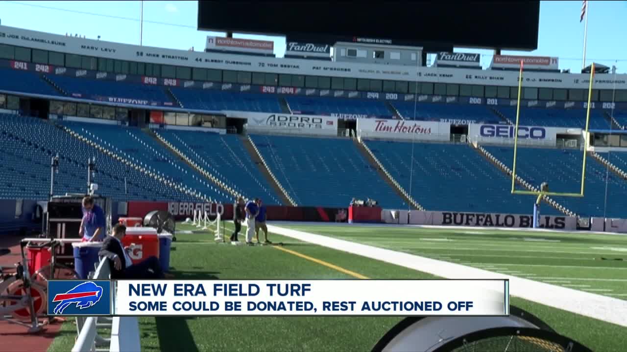 New Era Field turf could be auctioned off