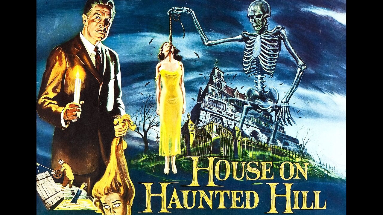 HOUSE ON HAUNTED HILL (1959). COLORIZED