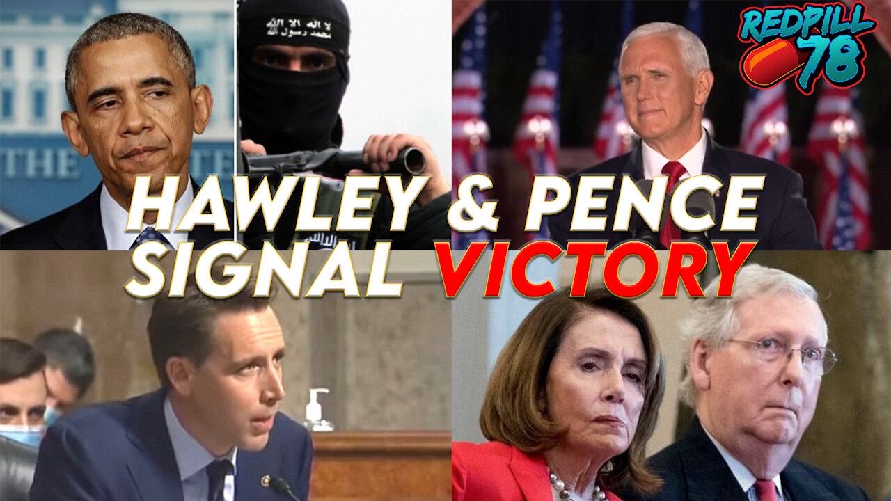 Pence Cancels Jan. 6 Trip To Israel, Hawley Agrees To Object, Pelosi & McConnel Move To Block