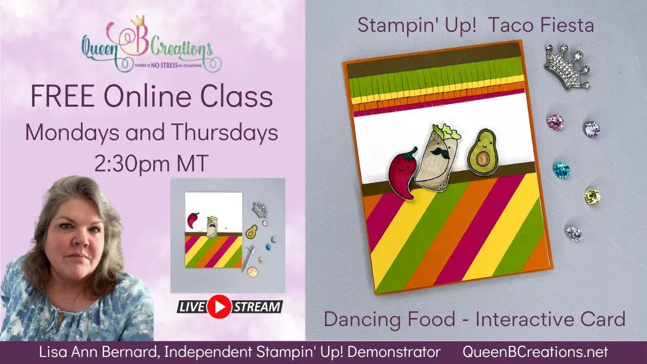 👑 Stampin' Up! Taco Fiesta - Dancing Food