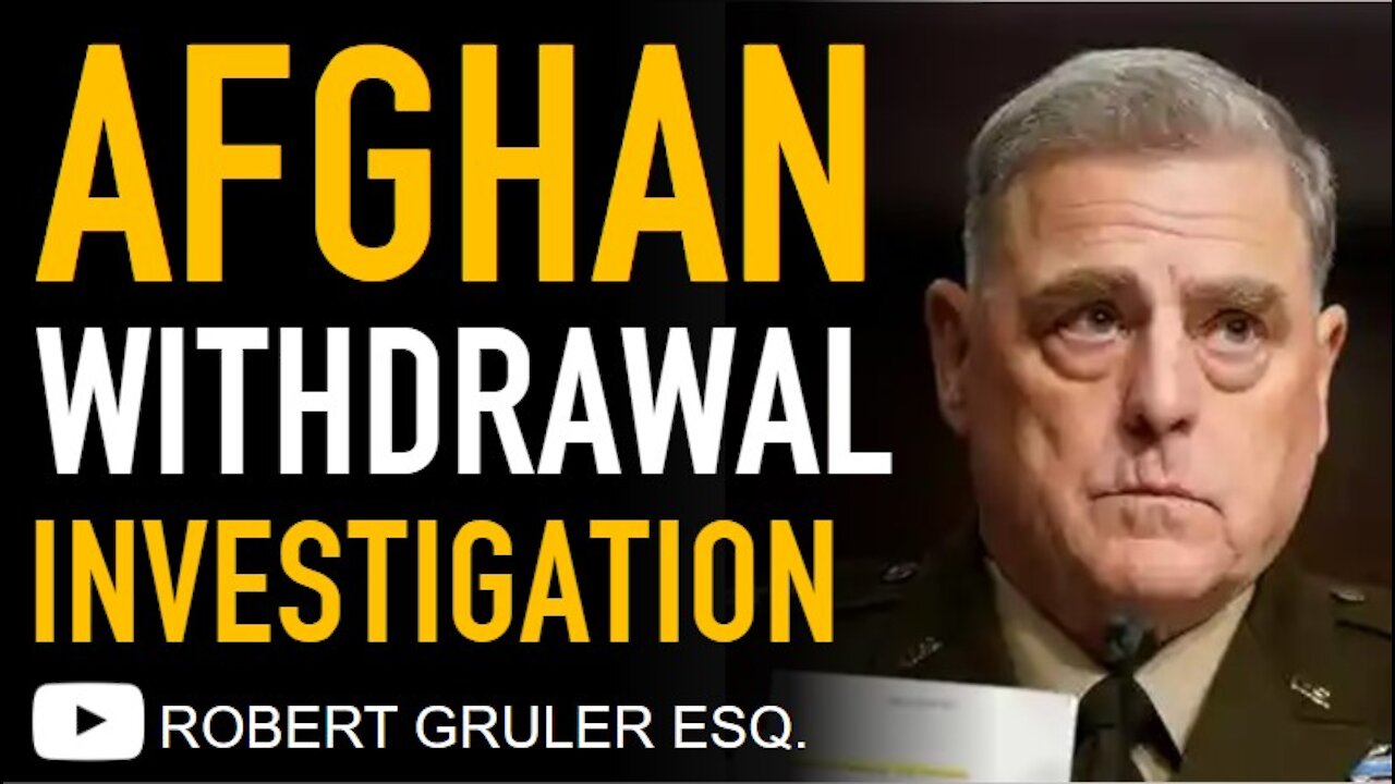 Biden Generals Testify on Afghan: Milley, McKenzie and Austin