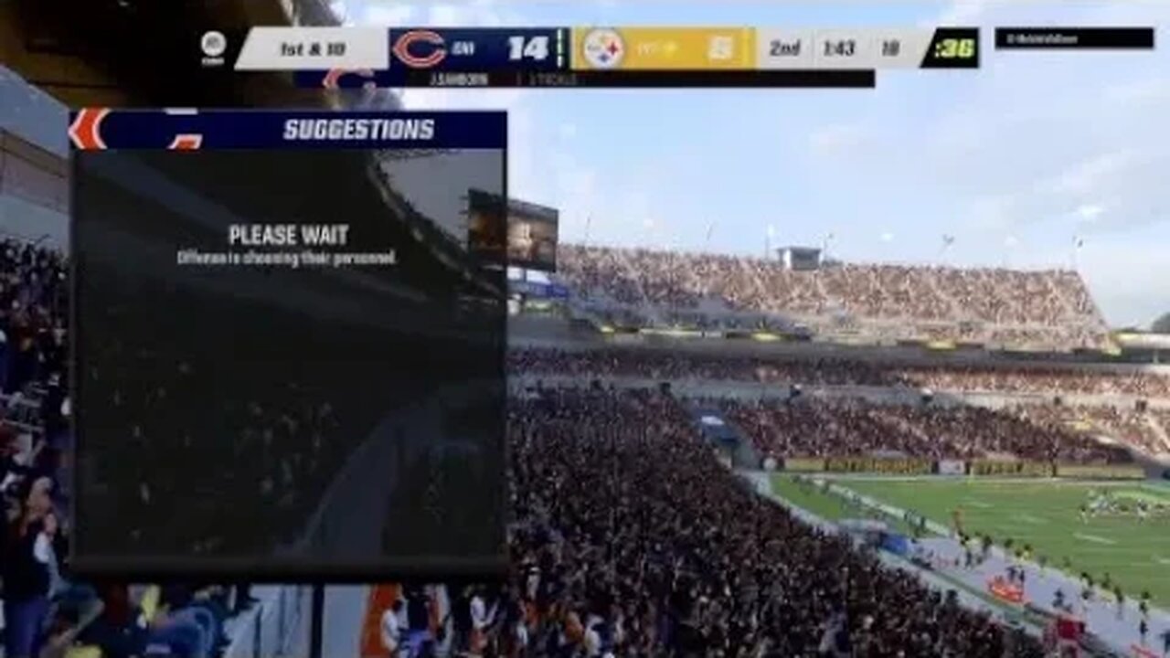 Madden 23 Pittsburgh vs. Chicago