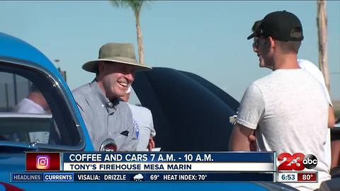 Coffee and Cars Sunday morning in NE Bakersfield