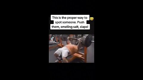 Perfect Gym Motivation with a Slap