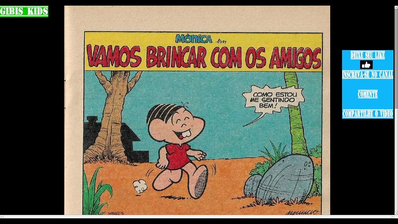 Mônica Em Vamos Brincar Com Os Amigos