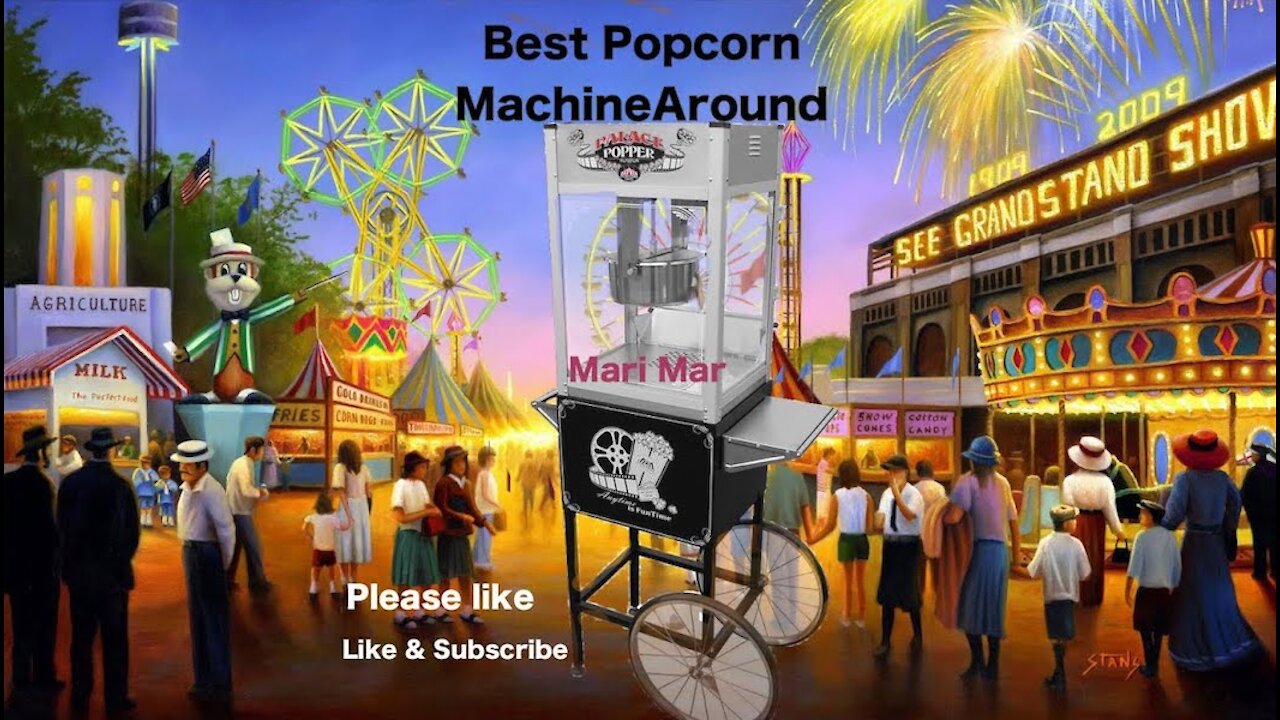 PROFESSIONAL FUN TIME POPCORN CART