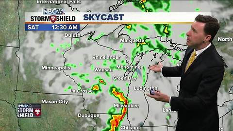 Michael Fish's NBC26 Storm Shield weather forecast