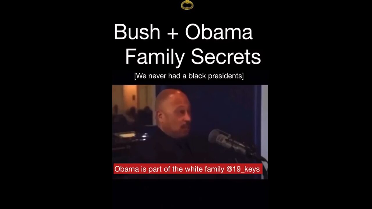 BUSH & OBAMA FAMILY SECRETS WE NEVER HAD A BLACK PRESIDENT READ THE FACT HERE