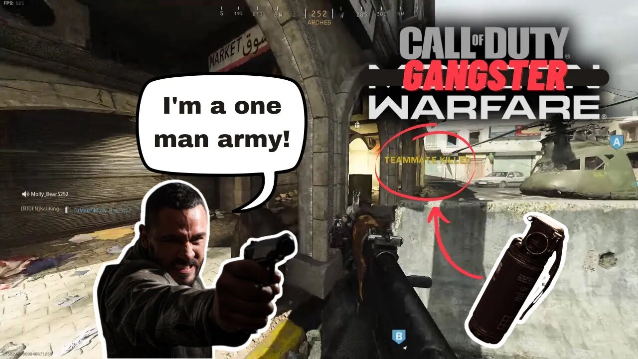 "I'm a one man army!" Guy FLIPS OUT over Flashbang - COD Trolling