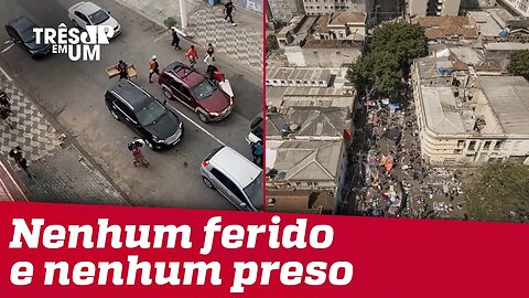 Usuários de drogas fazem arrastão no centro de SP