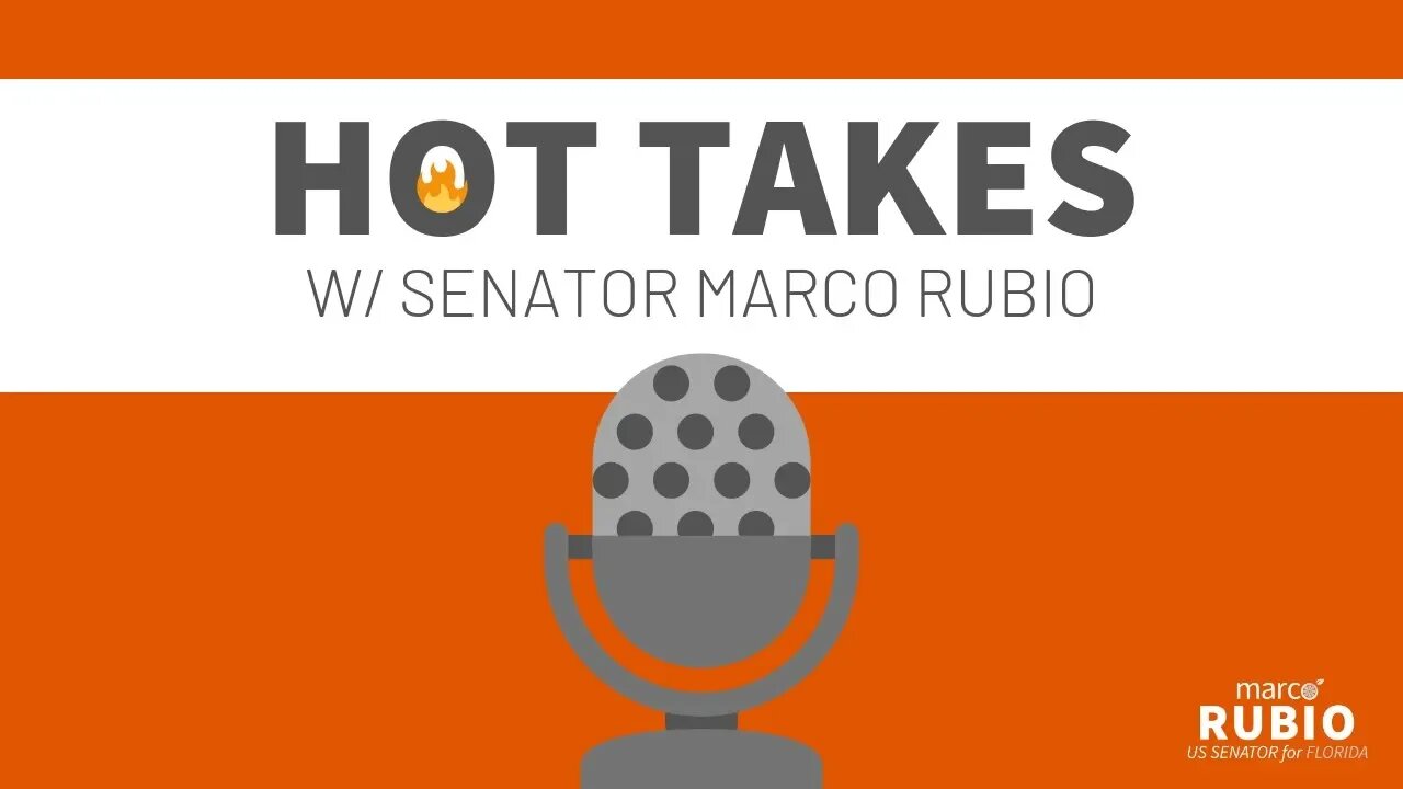 Senator Rubio When Asked About Unverified Press Articles