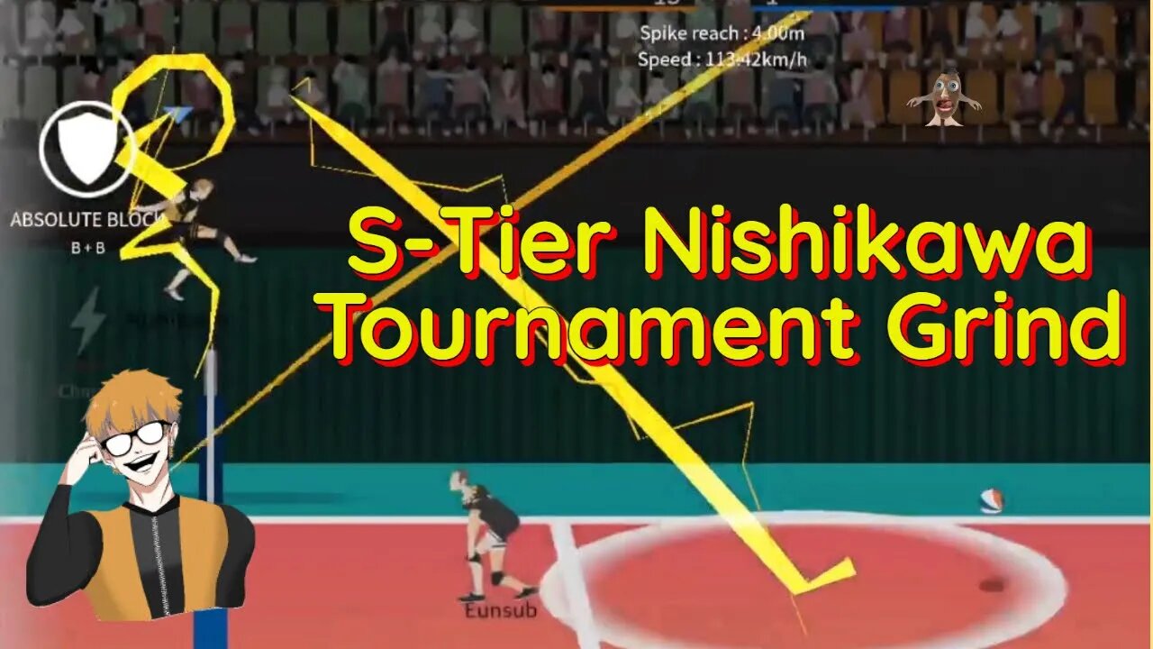 The Spike Volleyball - S-Tier Nishikawa Destroying Sanghyeon + Hanuel High