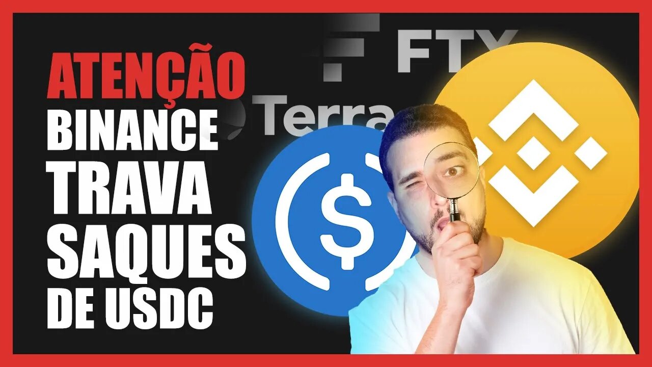 BINANCE TRAVOU SAQUES DE USDC... E VOCÊ DEVERIA SE PREOCUPAR ⚠️