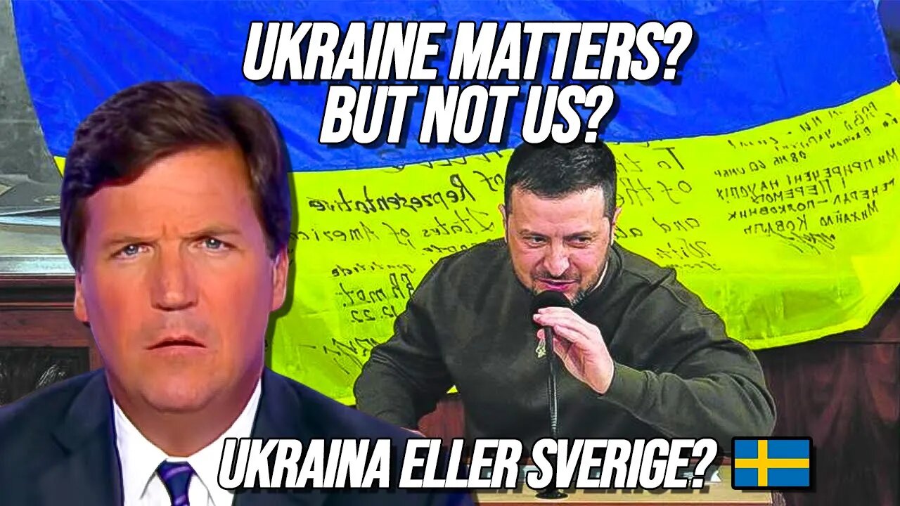 Tucker Carlsson: Ukraina Går Före Våran Egna Ekonomi?