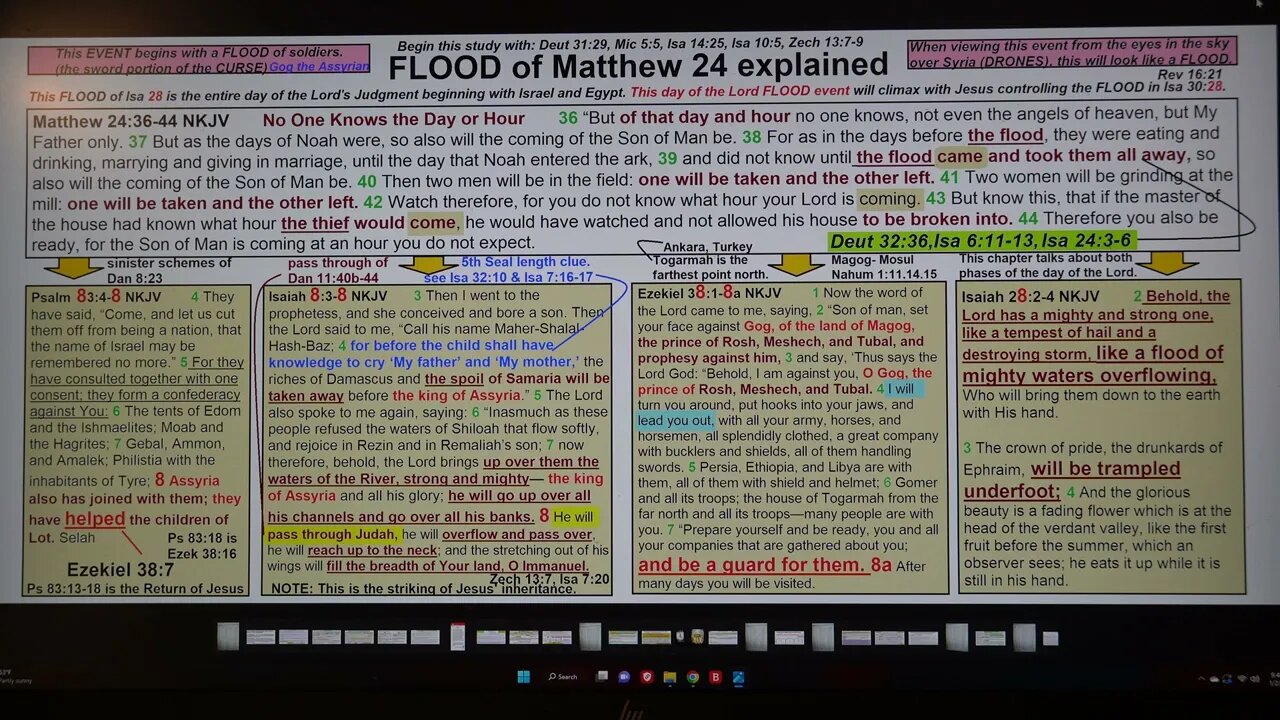 Matthew 24 FLOOD explained