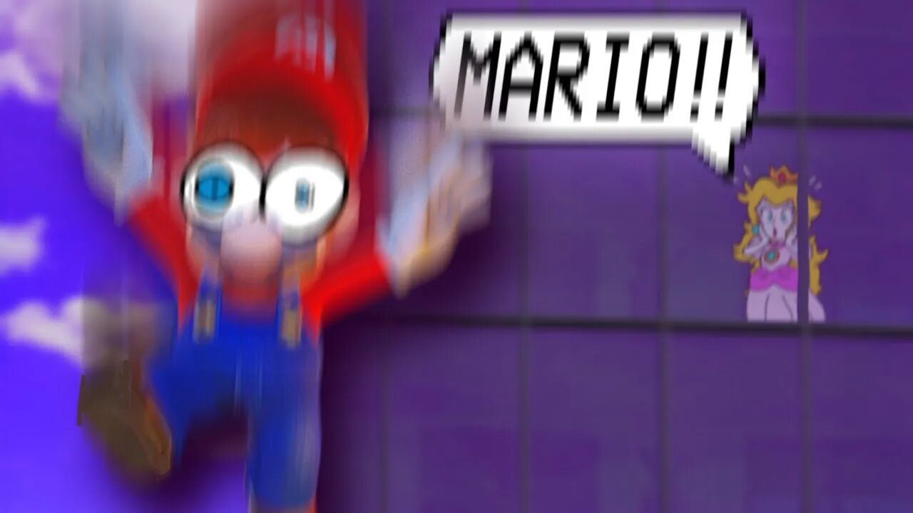 Mario falls off a skyscraper