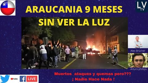 ARAUCANIA 9 MESES SIN VER LA LUZ