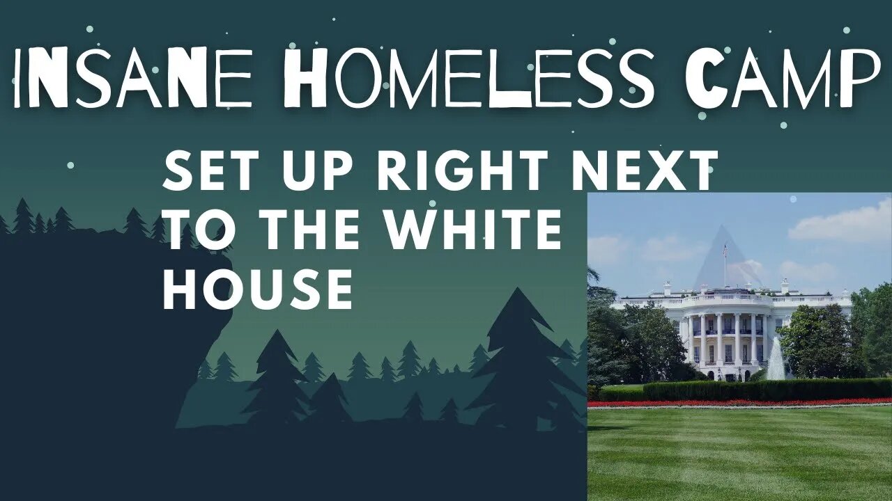 Insane Homeless Camp set up next to the White House in Washington DC #homeless #respect #travel #dc