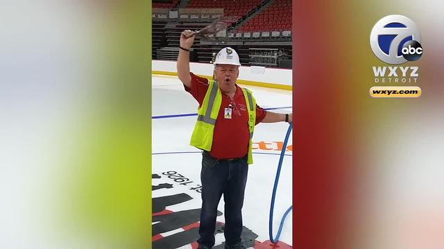 Watch the first octopi being thrown on the ice at Little Caesars Arena