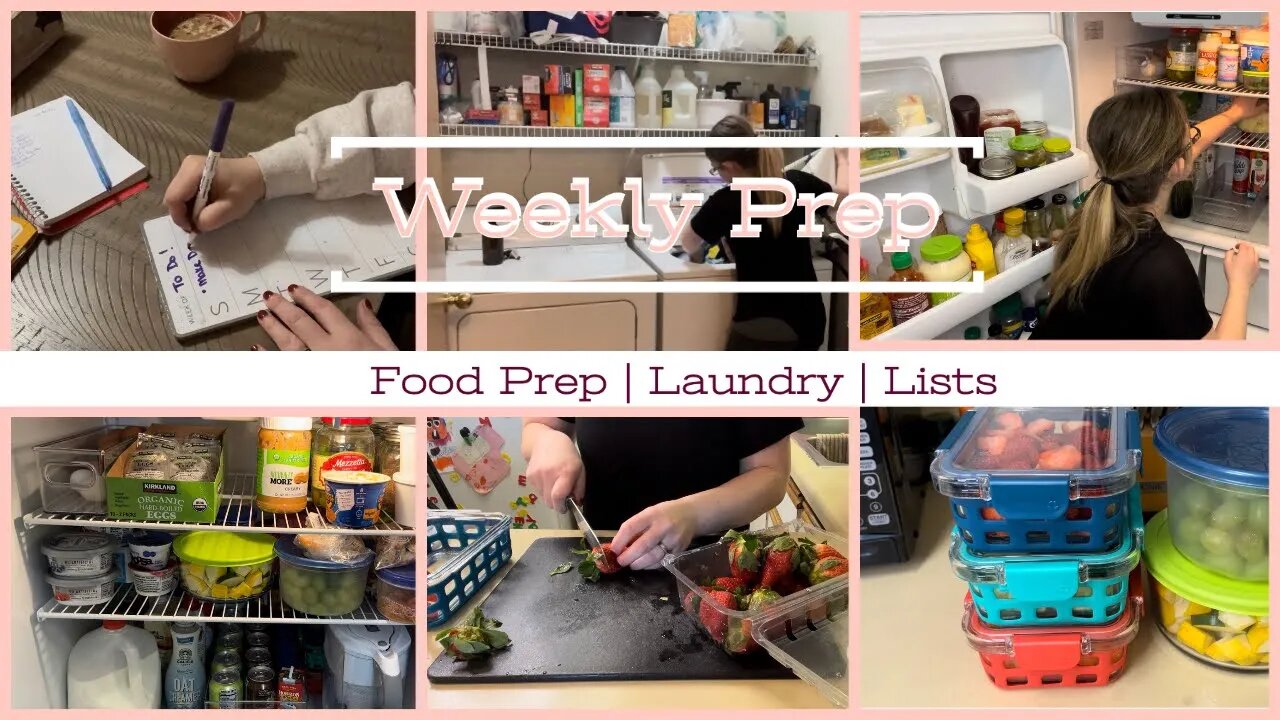BEGINNING OF THE WEEK PREP W/ ME!