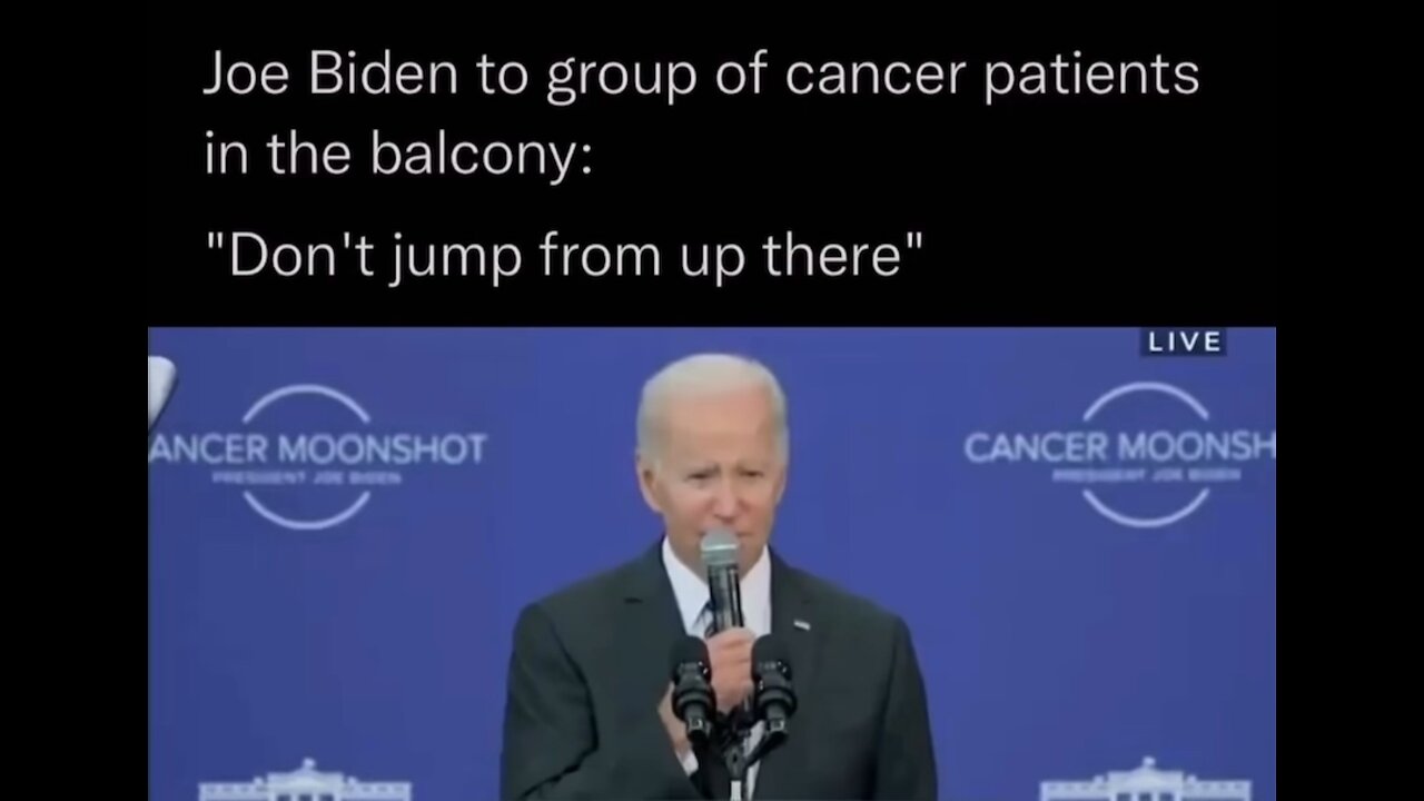 Biden “don’t jump from up there”