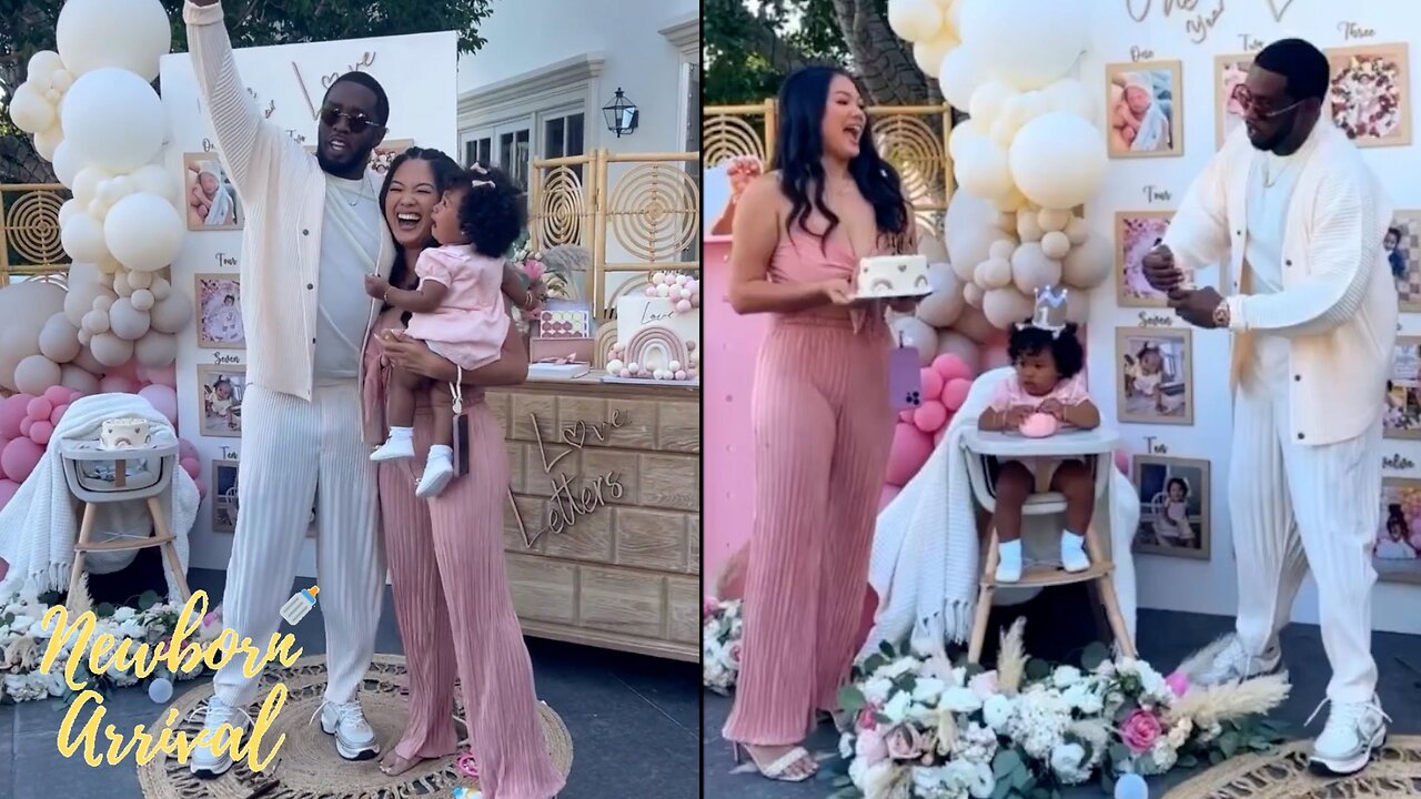 Diddy & Dana Tran Celebrate Daughter Love's 1st B-Day! 🎂