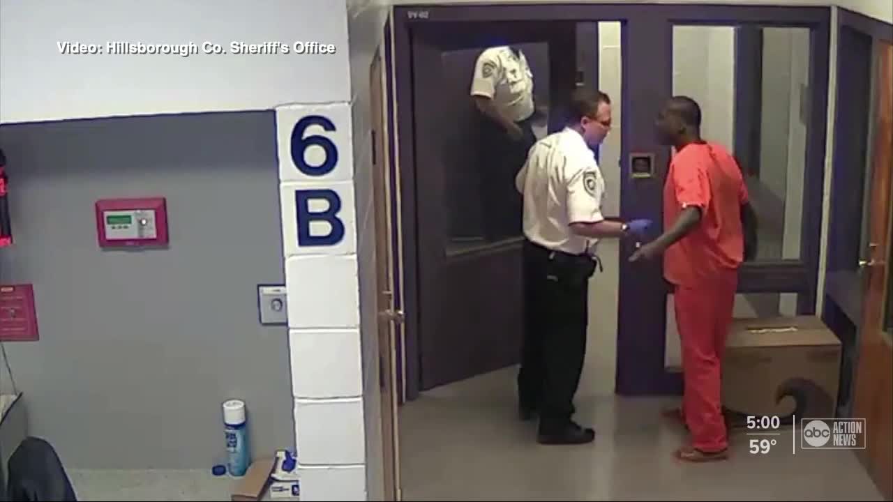 Inmate caught on video assaulting Hillsborough Co. deputy, punching him in the face