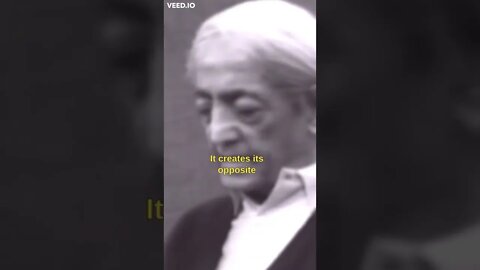 'Opposition' is entirely illusory. Who are we opposing? Nature? Our 'self'? [Krishnamurti] #Short