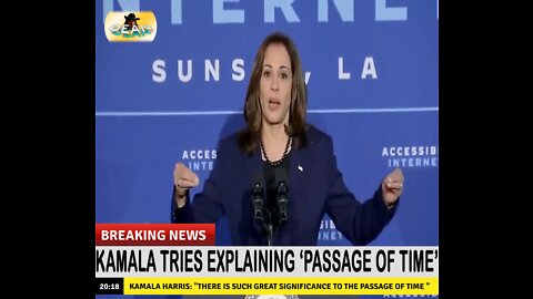 Kamala Harris Hilariously Tries To Explain 'Passage Of Time'