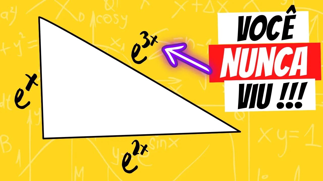 ( VOCE NUNCA VIU) o TERNO PITAGÓRICO EXPONENCIAL ? | @Professor Theago