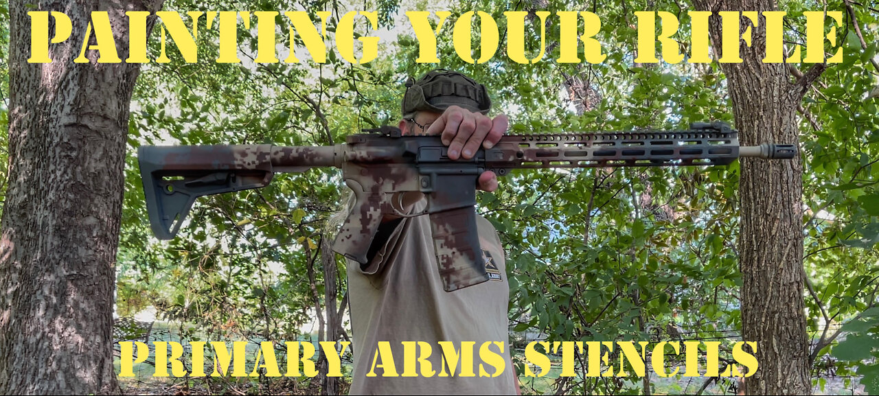 Painting your Rifle for SHTF - Primary Arms Stencils