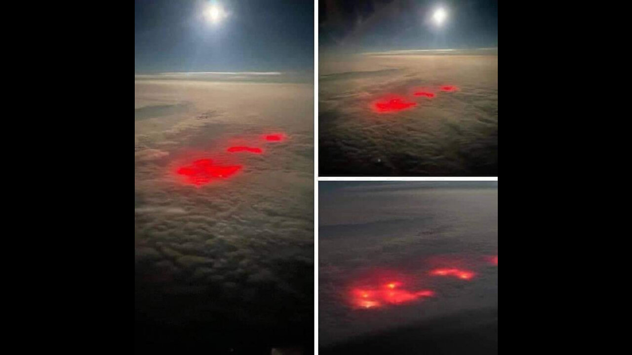 A Mysterious Red Glow Over the Atlantic Ocean Leaves a Pilot Baffled (July 2022)