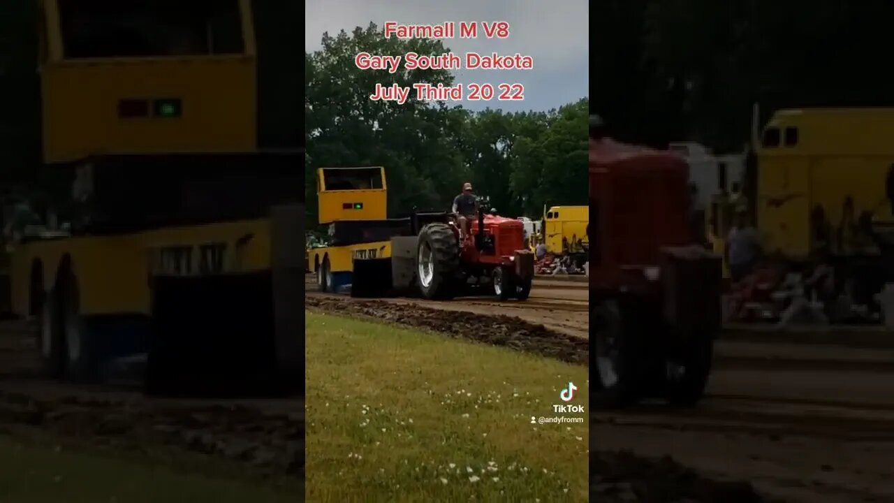 Farmall M V8 SledPulling Gary South Dakota July 3rd 2022